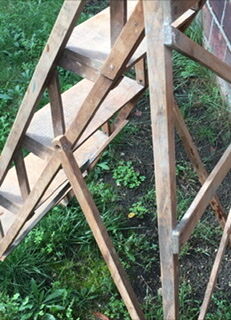 Paint stepladder 5 steps