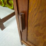 Small fir desk, workshop, 1950s