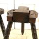 Vintage tripod stools from the 70s
