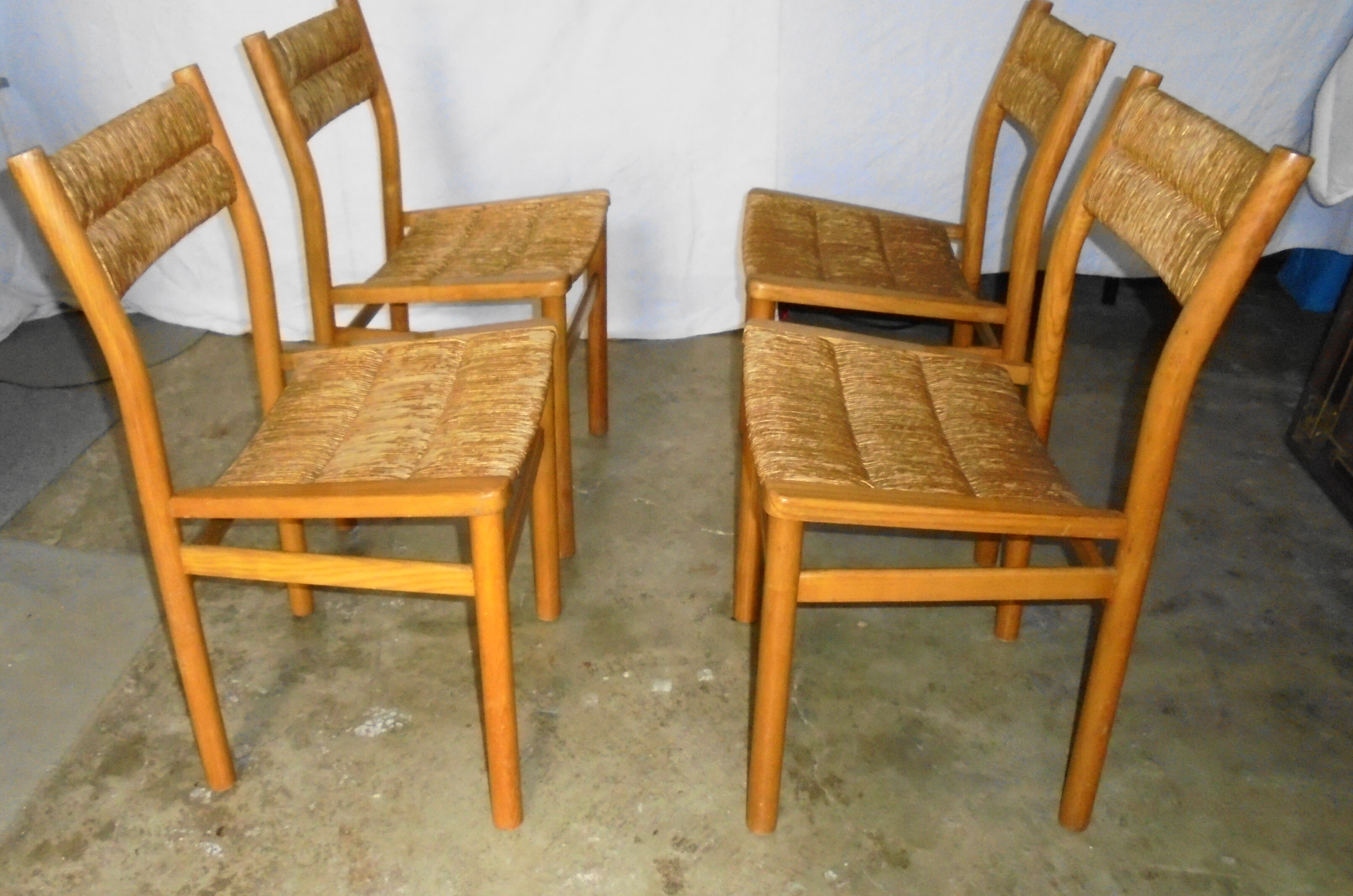 4 chaises de Pierre Gautier Delaye, modèle Week End des années 50