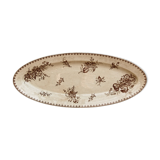 Plat ovale sarreguemines, collection vega