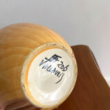 Vase Grandjean Jourdan imitation wood Vallauris