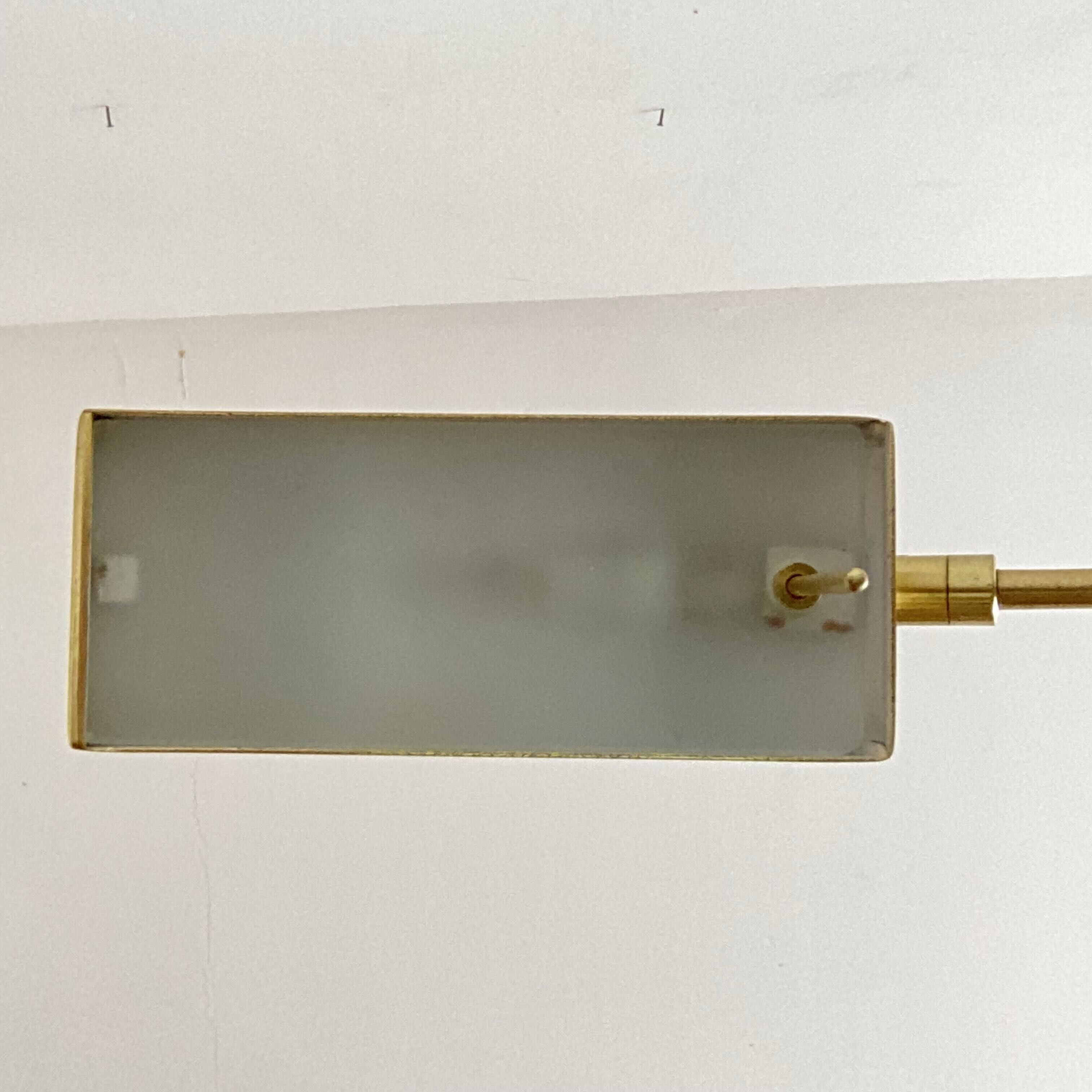 Golden lucid floor lamp