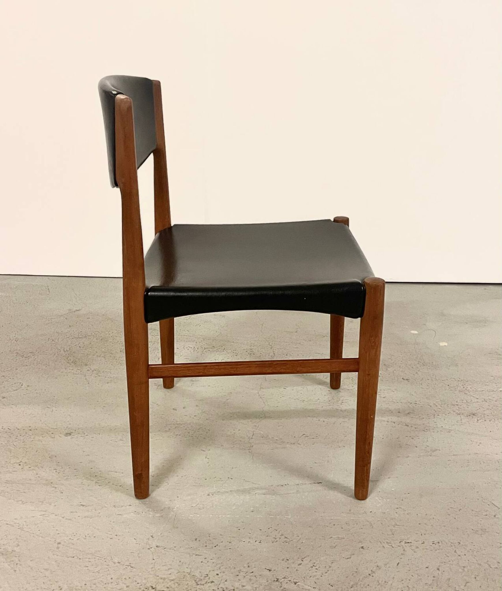 4x Scandinavian Teak Chairs by Grete Jalk MidCentury 60s