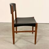 4x Scandinavian Teak Chairs by Grete Jalk MidCentury 60s