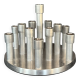 Aluminium candle holders for 13 candles, 1970s.