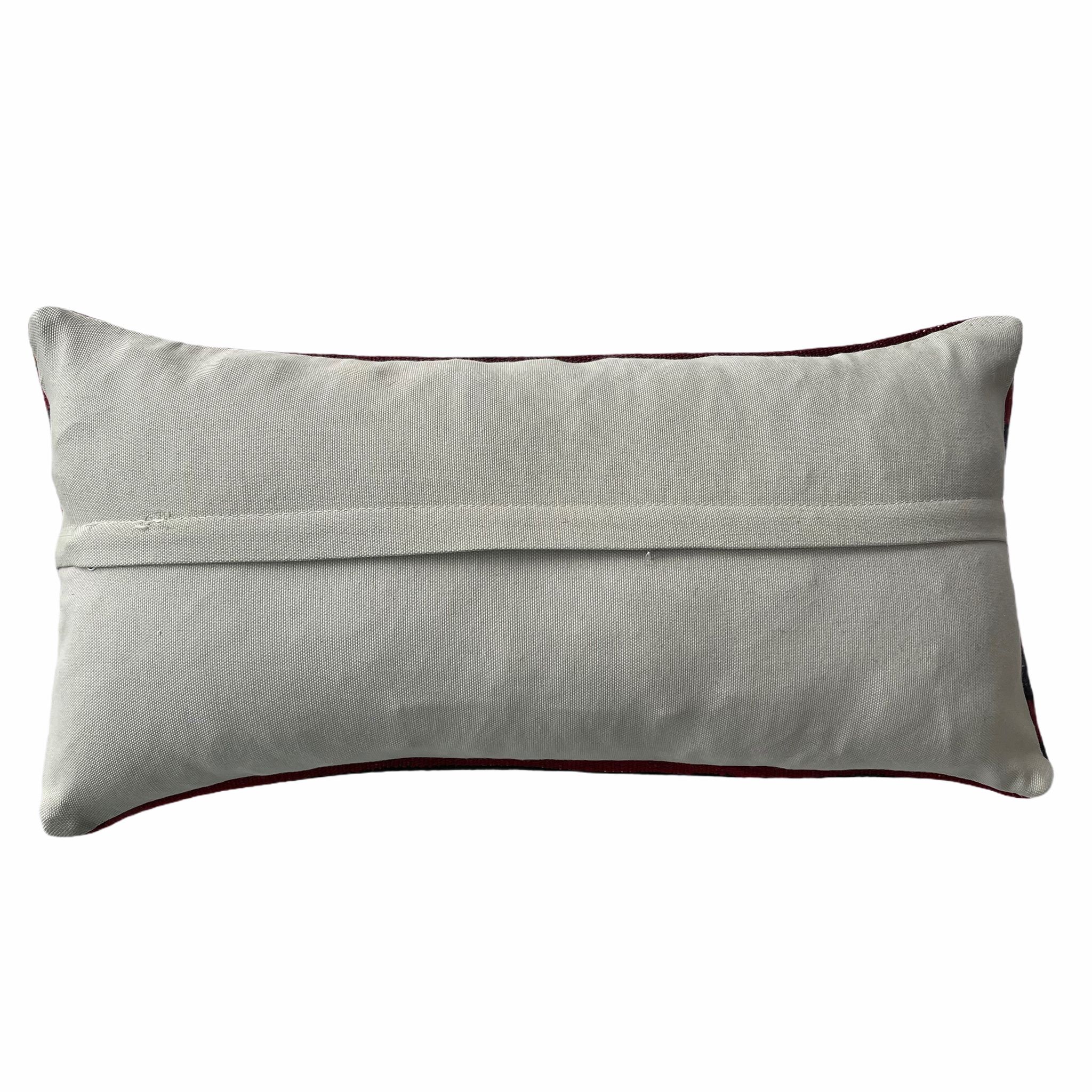 Vintage turkish kilim cushion cover 30 x 60 cm