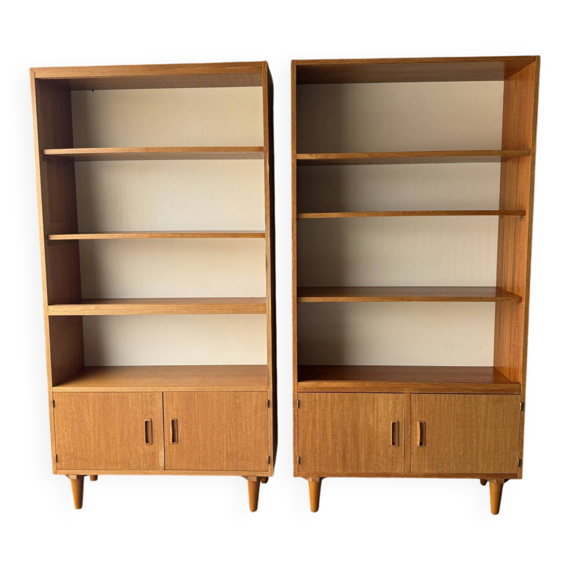 Bibliothèque vintage scandinave en teck, 1970