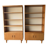 Bibliothèque vintage scandinave en teck, 1970