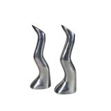 Ikea - design Anna Efverlund - Atomic - 2 bougeoirs 'Zig Zag'