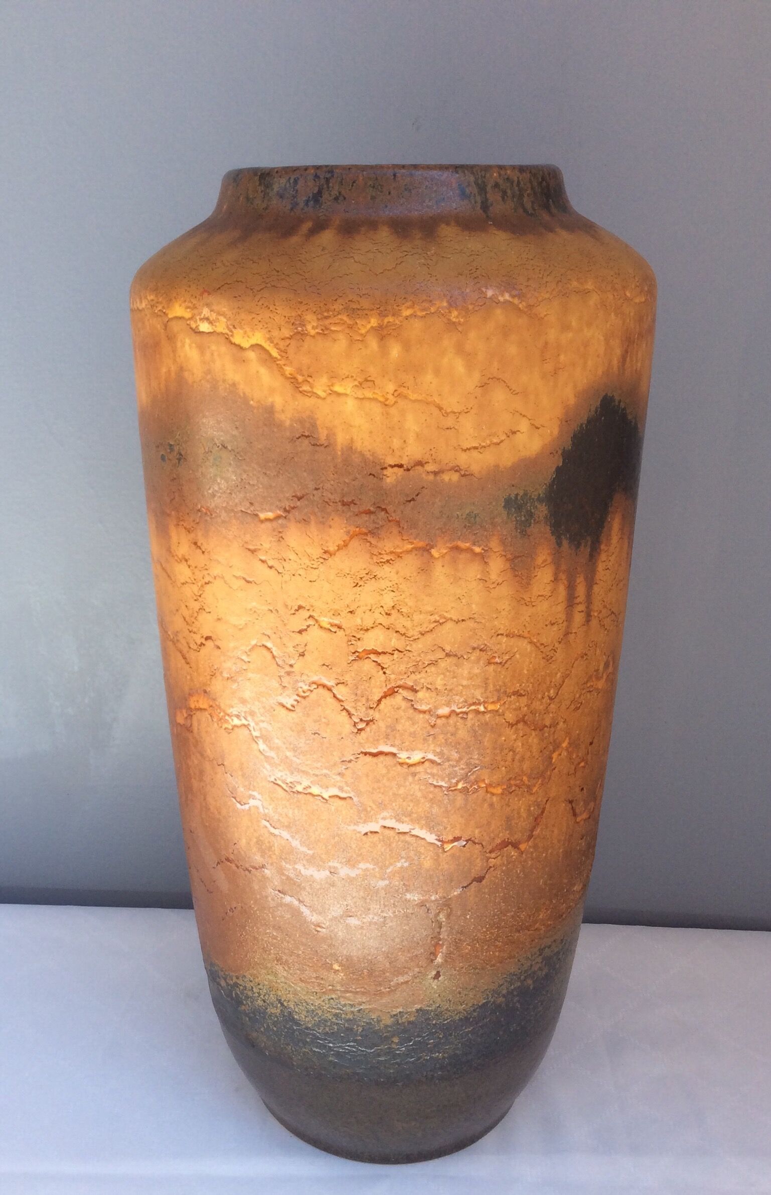 XXL West Germany ceramic vase, 1960s