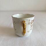 Polychrome ironstone coffee cup KG Lunéville