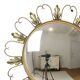 Vintage Fish Eye Convex Mirror Sunburst Witch Mirror Deknudt 46cm