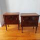 Paire de tables de chevet Italienne vintage 1950