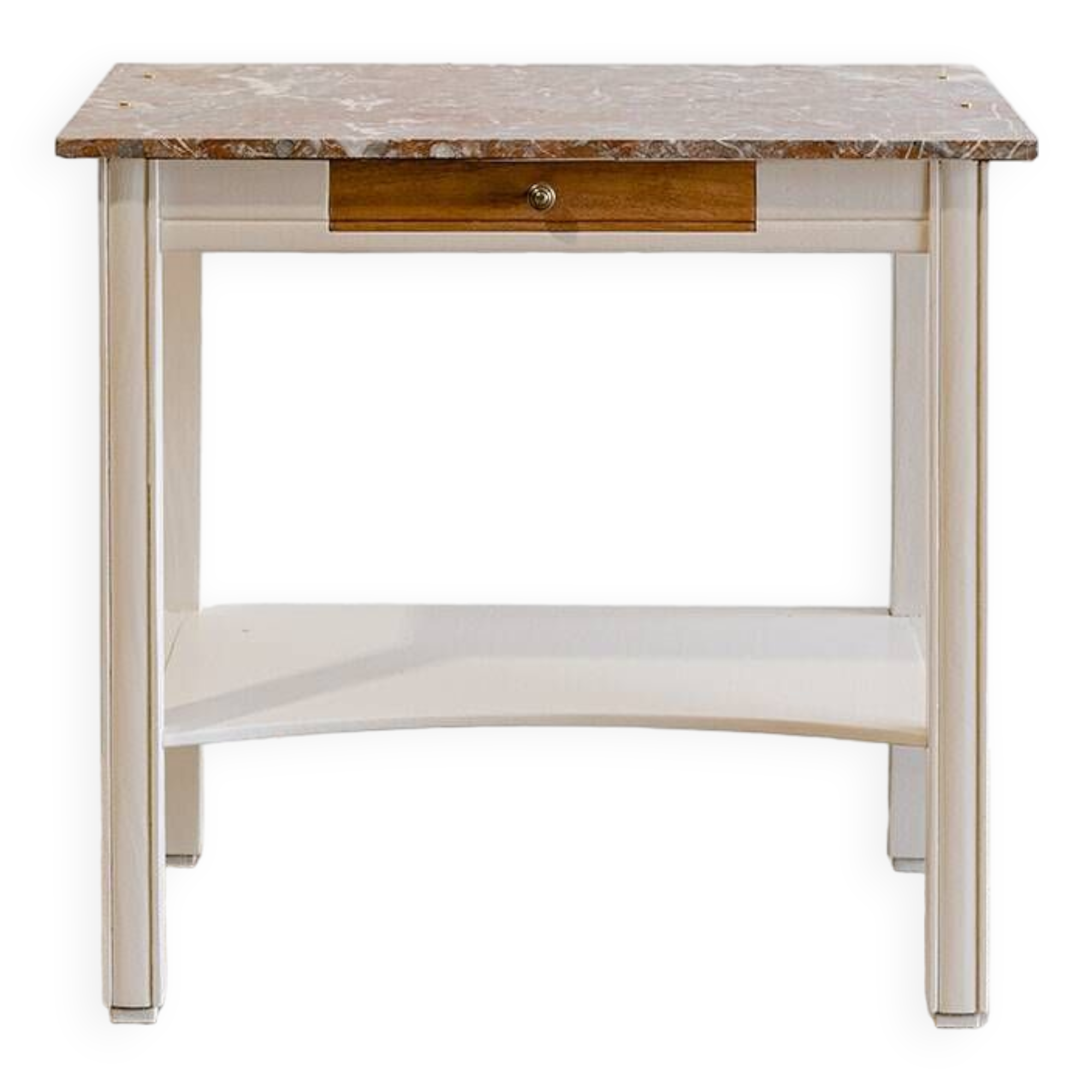 Wood & marble console