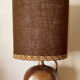 Vintage stoneware lamp