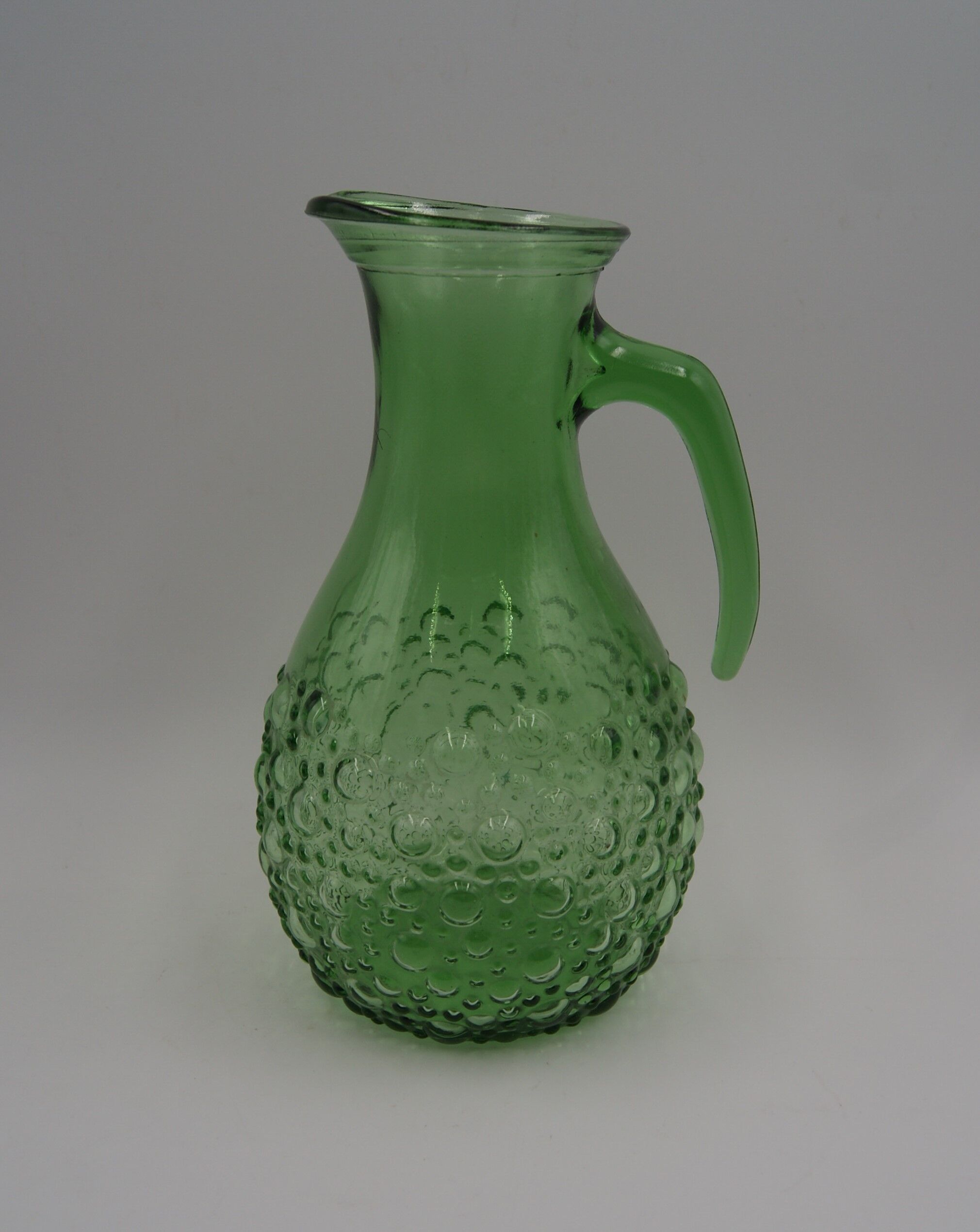 Vintage molded glass decanter