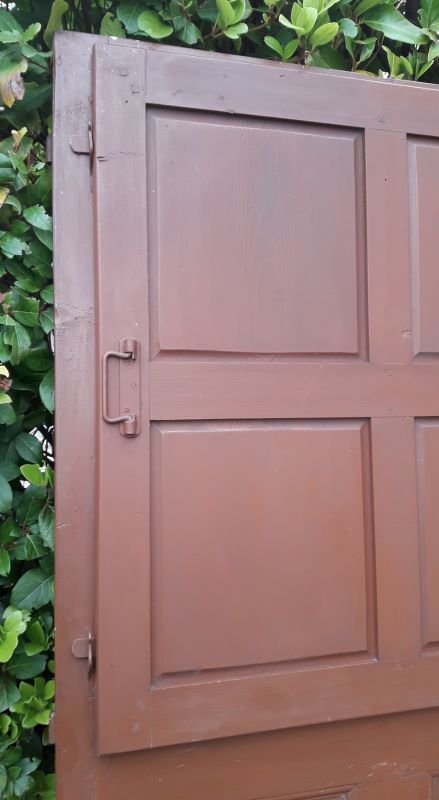 Porte vitrée H186,5xL98,5 de communication moulurée