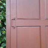 Porte vitrée H186,5xL98,5 de communication moulurée