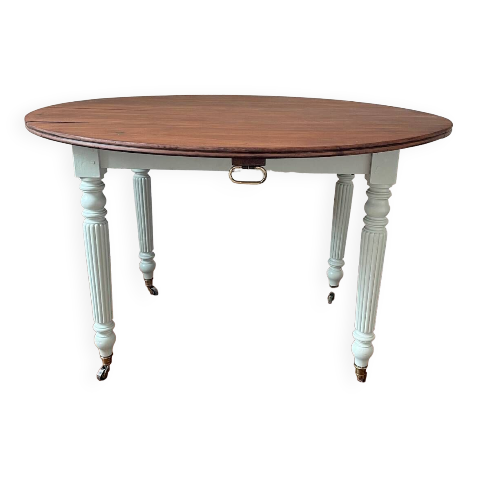 Table ronde en acajou