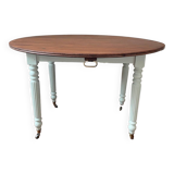 Round mahogany table
