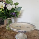 Lunéville ironstone fruit bowl, bowl on foot