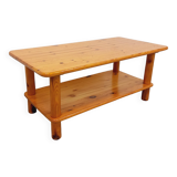 Vintage solid pine coffee table from the 70s 80s