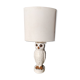 Lampe chouette en céramique de la maison Chaumette