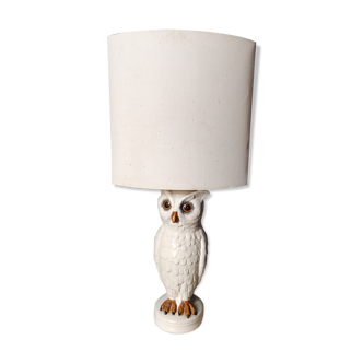 Lampe chouette en céramique de la maison Chaumette
