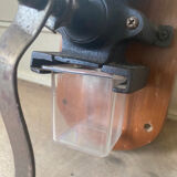 Old wall-mounted coffee grinder