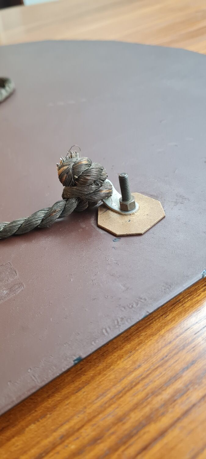 Art Deco beveled mirror