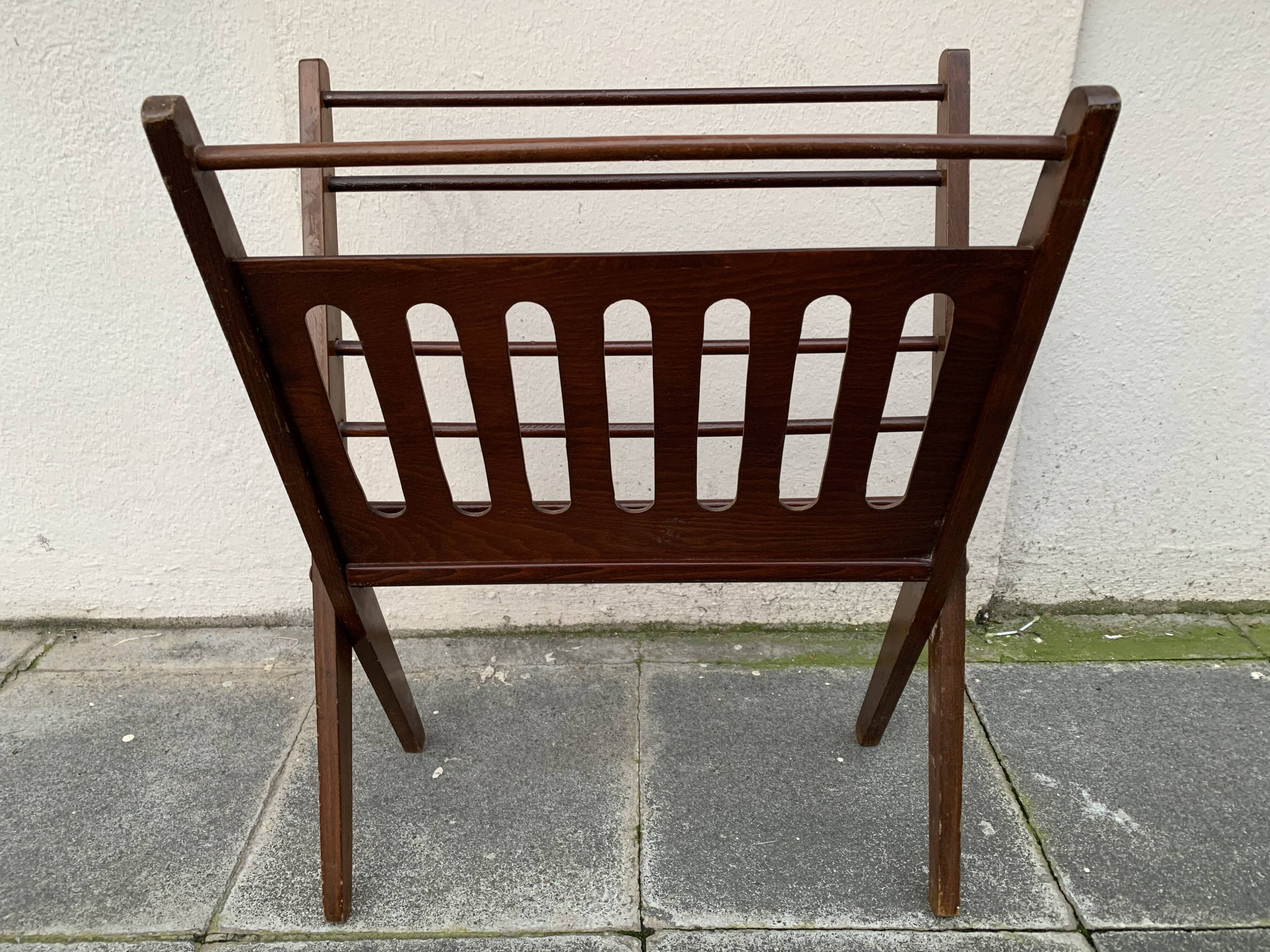 Cees Braakman magazine door for Scandinavian wooden Pastoe 1960