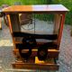 Wooden TV unit with drawers