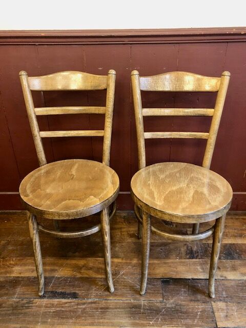 2 bistro chairs