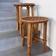 Tabourets rotin