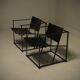 Set of 2 lounge chairs model FM60 by Radboud van Beekum for Pastoe 1980s