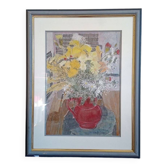 Pastel - Christine Delessert - 48 x 34 cm - bouquet de fleurs