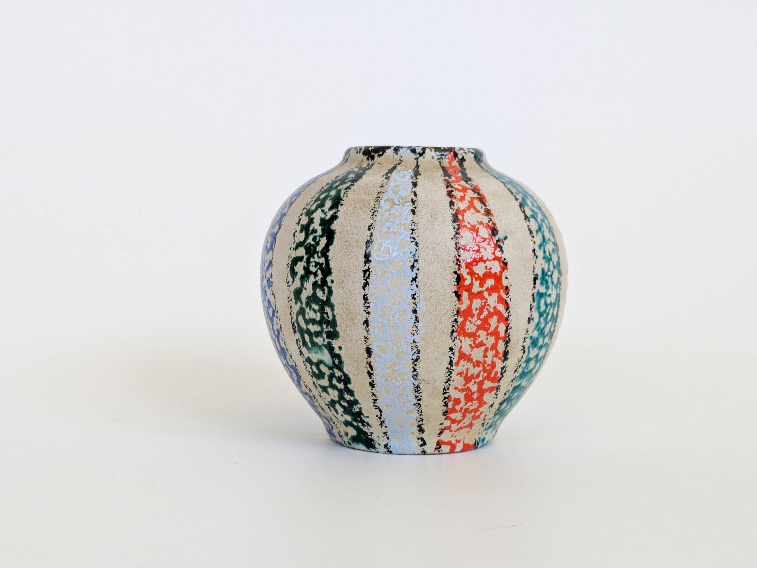 Mini Vase Scheurich Céramique Ouest Allemande Années 60