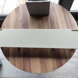 Vintage coat hook with 5 hooks in weathered effect wood