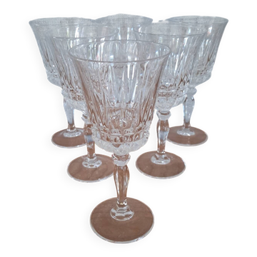 6 verres en cristal d arques Modèle Villeneuve
