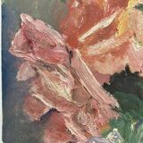 Vintage rose painting