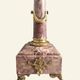 Pair of table candelabra in marble and bronze, Napoleon III style.