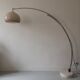 Adjustable arc floor lamp by harvey guzzini, 1970