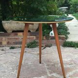 Tripod mirror side table