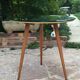 Table d'appoint miroir tripode
