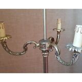 Golden bronze lamppost