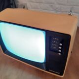 Yellow minivox vintage tv