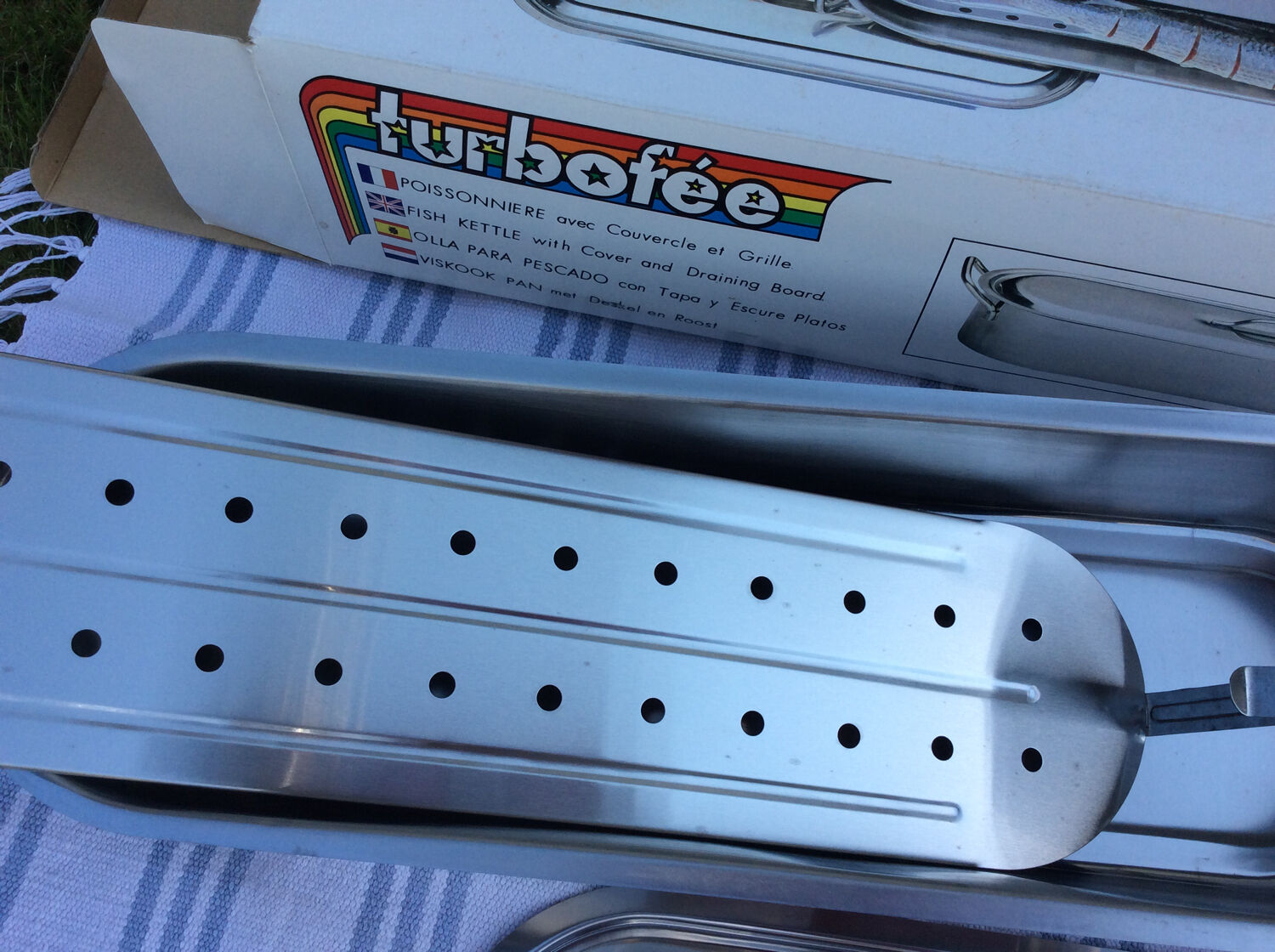 Complete fishmonger stainless steel - vintage