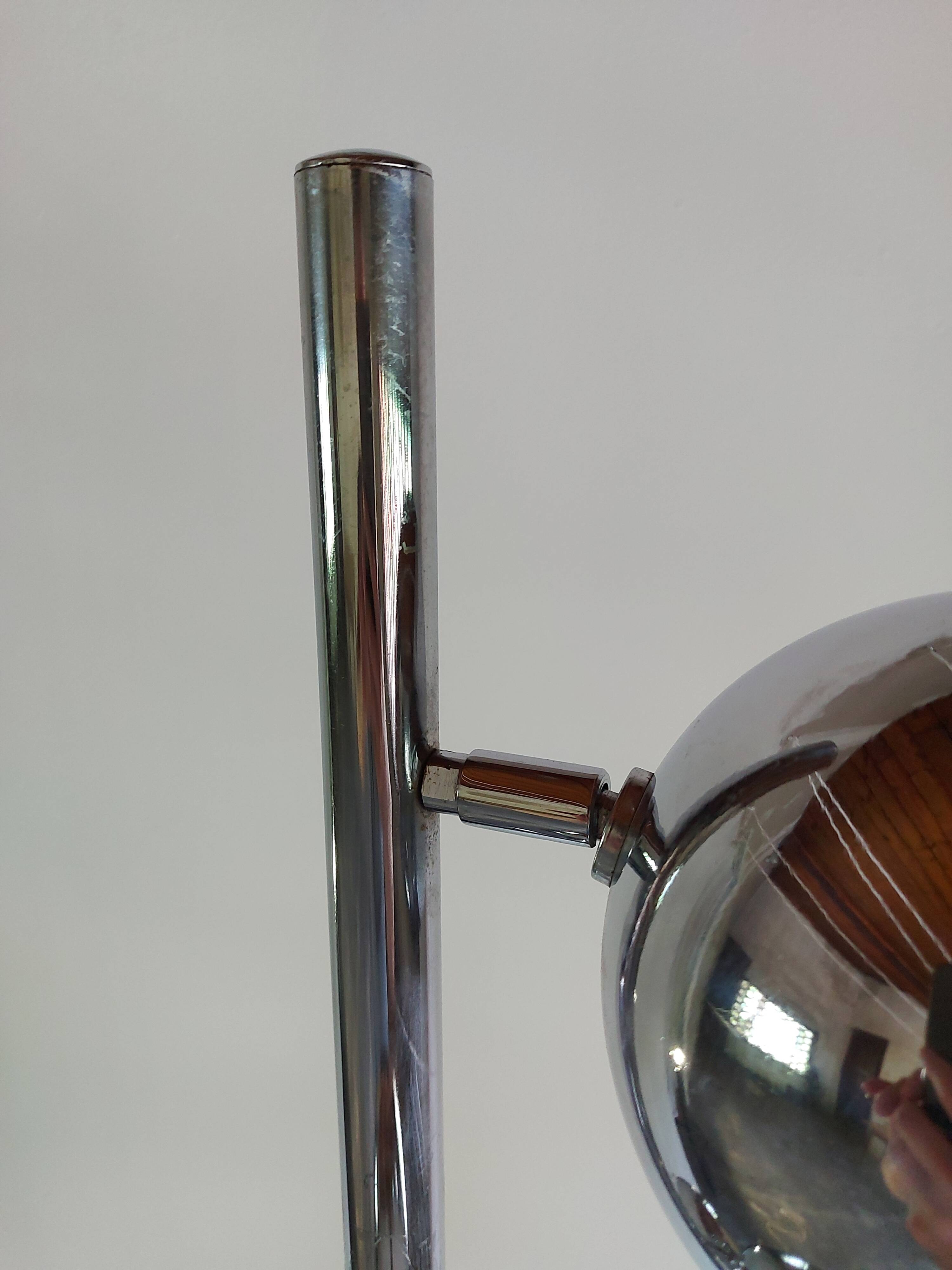 Lampadaire spot eyeball années 1960