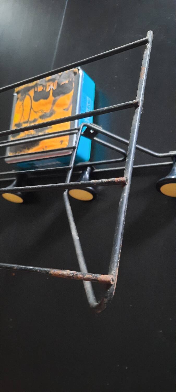 Wall-mounted coat rack, 1960s